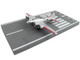 Boeing B 17 Flying Fortress Bomber Aircraft Silver Metallic United States Army Air Force with Runway Section Diecast Model Airplane Runway24 RW035