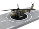 Sikorsky UH 60 Black Hawk Helicopter Olive Drab United States Army with Runway Section Diecast Model Runway24 RW060