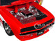 1969 Chevrolet Camaro Red with Graphics BigTime Muscle Series 1/24 Diecast Model Car Jada 35029