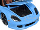 Porsche Carrera GT Convertible Blue with Black Stripes Pink Slips Series 1/24 Diecast Model Car Jada 35066