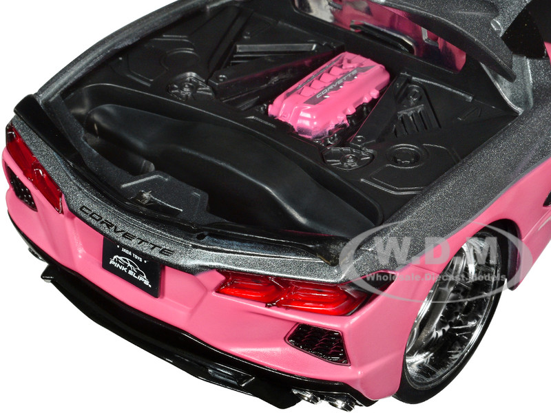 2020 Chevrolet Corvette Gray Metallic and Pink Pink Slips