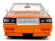 1987 Buick Grand National Orange Metallic with White Top and Interior Bigtime Muscle Series 1/24 Diecast Model Car Jada 35215