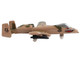 Fairchild Republic A 10 Thunderbolt II Warthog Attack Aircraft Camouflage United States Air Force with Runway Section Diecast Model Airplane Runway24 RW001
