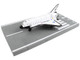 NASA Discovery Space Shuttle White United States with Runway Section Diecast Model Airplane Runway24 RW220