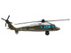 Sikorsky VH 60 White Hawk Helicopter Olive Drab with White Top United States Presidential Helicopter Marine One with Runway Section Diecast Model Runway24 RW235