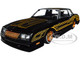 1986 Chevrolet Monte Carlo SS Lowrider Black Metallic with Gold Graphics and Wheels Lowriders Series 1/24 Diecast Model Car Maisto 32542BK