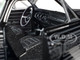 1965 Chevrolet El Camino Lowrider Black Metallic with Silver Graphics Lowriders Series 1/25 Diecast Model Car Maisto 32543BK