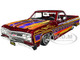 1965 Chevrolet El Camino Lowrider Candy Red Metallic with Graphics Lowriders Series 1/25 Diecast Model Car Maisto 32543CRD