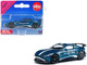 Aston Martin Vantage GT4 Blue Metallic with White Stripes Diecast Model Car Siku SK1577