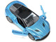 Aston Martin DBS Superleggera Blue Metallic with Black Top Diecast Model Car Siku 1582