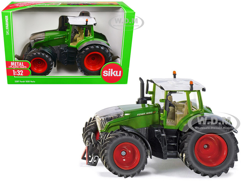 Fendt 1050 Vario Tractor Green with White Top 1/32 Diecast Model Siku 3287