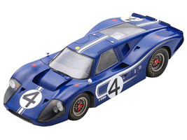 Ford GT40 MK IV #4 Denny Hulme Lloyd Ruby 24 Hours of Le Mans 1967 with Acrylic Display Case 1/18 Model Car Spark 18S683