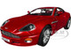 2005 Aston Martin V12 Vanquish RHD Right Hand Drive Toro Red Mica Metallic with Red Interior 1/18 Diecast Model Car Auto World AW301