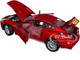 2005 Aston Martin V12 Vanquish RHD Right Hand Drive Toro Red Mica Metallic with Red Interior 1/18 Diecast Model Car Auto World AW301