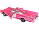 1966 Classic Batmobile Pink Metallic with White Interior Based on Model from Batman 1966 1968 TV Series Pink Slips Series 1/24 Diecast Model Car Jada 35189