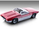 1966 De Tomaso Mangusta Spyder Red Metallic and Silver Limited Edition to 90 pieces Worldwide 1/18 Model Car Tecnomodel TM18-269A