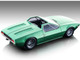 1966 De Tomaso Mangusta Spyder Green Metallic Limited Edition to 40 pieces Worldwide 1/18 Model Car Tecnomodel TM18-269B