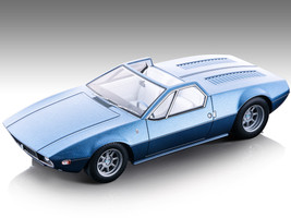 1966 De Tomaso Mangusta Spyder Blue Metallic Limited Edition to 40 pieces Worldwide 1/18 Model Car Tecnomodel TM18-269D