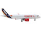 Airbus A320 Commercial Aircraft Avianca Airlines White with Tail Stripes 1/400 Diecast Model Airplane GeminiJets GJ2190