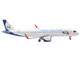 Airbus A321neo Commercial Aircraft Ural Airlines White with Blue Tail 1/400 Diecast Model Airplane GeminiJets GJ2195