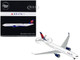 Airbus A330 900 Commercial Aircraft Delta Air Lines White with Blue and Red Tail Gemini 200 Series 1/200 Diecast Model Airplane GeminiJets G2DAL1110
