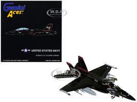 Boeing F A 18 Super Hornet Fighter Aircraft VX 9 Vampires United States Navy Gemini Aces Series 1/72 Diecast Model Airplane GeminiJets GA10004