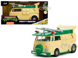 Party Wagon Green and Beige Teenage Mutant Ninja Turtles Hollywood Rides Series Diecast Model Car Jada 34723