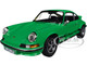 1973 Porsche 911 RS Touring Green with Black Stripes 1/18 Diecast Model Car Norev 187680