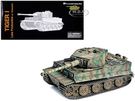 Germany Tiger I Late Production with Zimmerit Tank 1 s Pz.Abt 101 Normandy 1944 NEO Dragon Armor Series 1/72 Plastic Model Dragon Models 63224