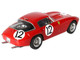 Ferrari 340 MM #12 Alberto Ascari Luigi Villoresi 24 Hours of Le Mans 1953 with DISPLAY CASE Limited Edition to 250 pieces Worldwide 1/18 Model Car BBR BBR1852B