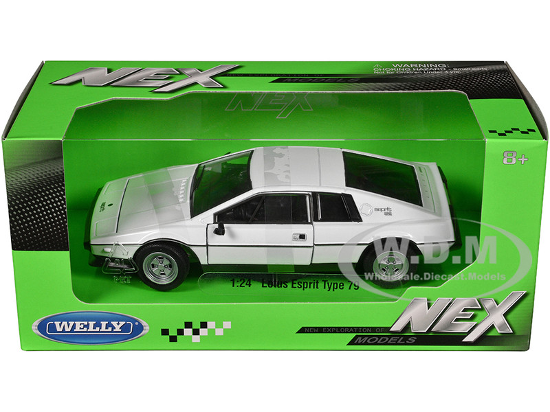 Lotus Esprit S2 Type 79 White NEX Models Series 1/24 Diecast