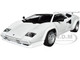 Lamborghini Countach LP 5000 S White NEX Models Series 1/24 Diecast Model Car Welly 24112W-WH