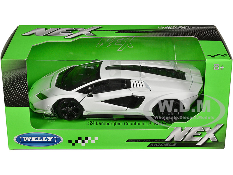 Lamborghini Countach LPI 800 4 White NEX Models Series 1/24