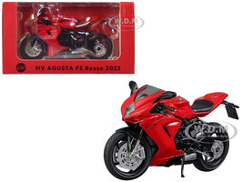 2022 MV Agusta F3 Rosso Motorcycle Red 1/18 Diecast Model CM Models CM18-F3RR-01