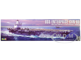 Level 5 Model Kit USS Enterprise CVN 65 Nuclear Powered Attack Aircraft Carrier 1/400 Scale Model Revell 85-0325