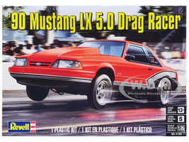 Level 5 Model Kit 1990 Ford Mustang LX 5 0 Drag Racer 1/25 Scale Model Revell 85-4195