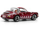Singer Targa Red Metallic with Graphics 2023 Merry Christmas 1/64 Diecast Model Car Pop Race PR640083