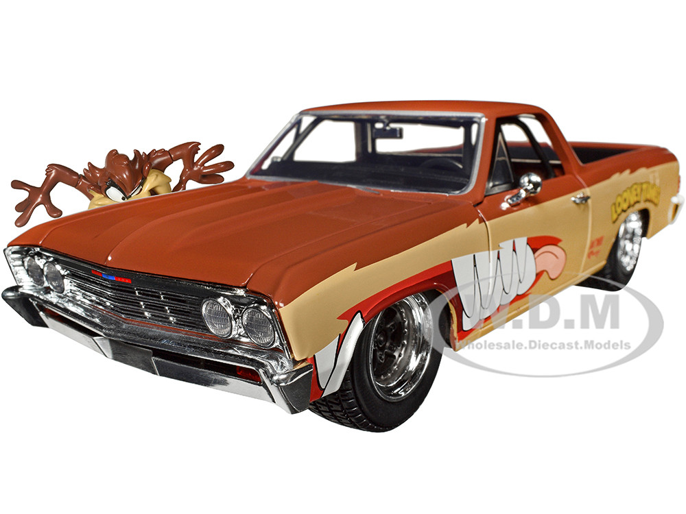 JadaTOYS LOONEY TUNES 1957 CHEVY EL CAMINO w/ TASMANIAN