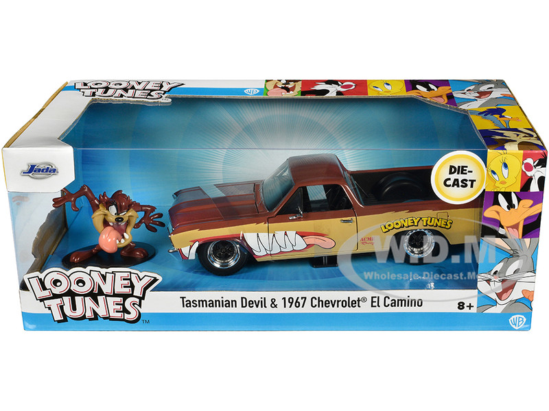 1967 Chevrolet El Camino Brown and Beige with Graphics and