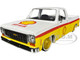 1973 Chevrolet Cheyenne 10 Pickup Truck White and Yellow with Red Stripes Shell Oil Limited Edition to 7050 pieces Worldwide 1/24 Diecast Model Car M2 Machines 40300-111A