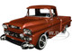 1958 GMC 100 Wideside Pickup Truck Brown Metallic Timeless Legends Series 1/24 Diecast Model Car Motormax 79385BR