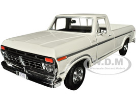 1977 Ford F 150 Custom Pickup Truck White Timeless Legends Series 1/24 Diecast Model Car Motormax 79386WH