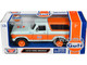 1978 Ford Bronco Light Blue and Orange Gulf Oil Gulf Die Cast Collection 1/24 Diecast Model Car Motormax 79662GULF