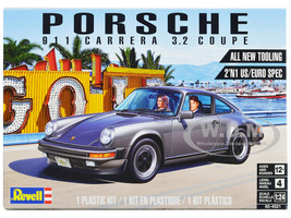 Level 4 Model Kit Porsche 911 Carrera 3.2 Coupe 2-in-1 Kit 1/24 Scale Model Revell 85-4521