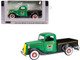 1937 Ford Pickup Truck Oliver Green with Black Truck Bed and Fenders 1/25 Diecast Model Car SpecCast SCT929