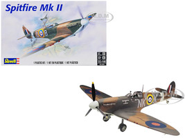 Level 4 Model Kit Supermarine Spitfire Mk II Fighter Aircraft 1/48 Scale Model Revell 85-5239