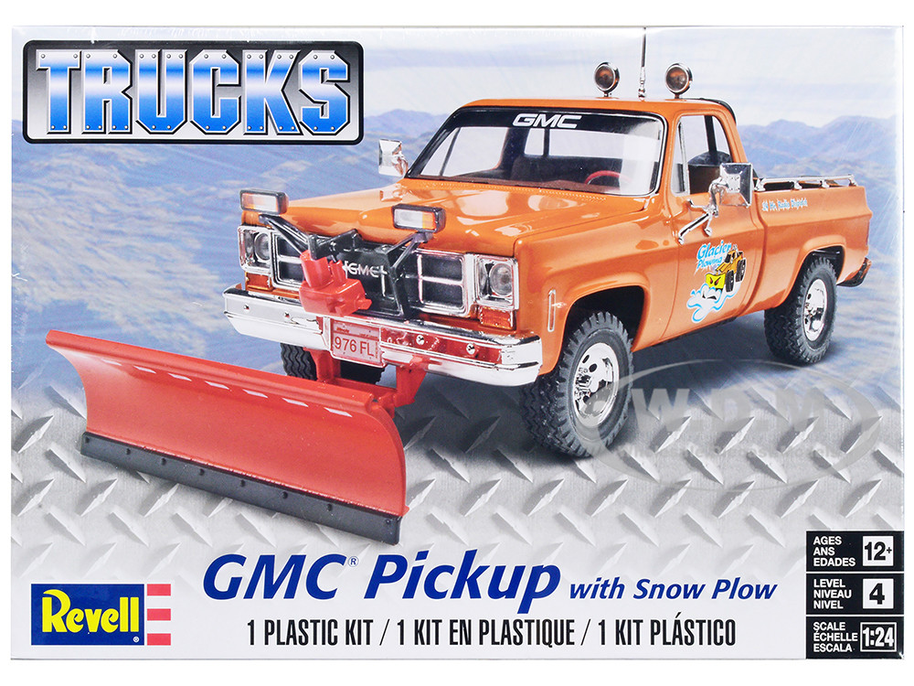 Revell 1/24 GMC Pickup w/ Snow Plow Plastic Model Kit