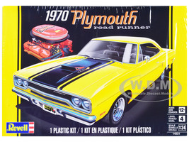 Level 4 Model Kit 1970 Plymouth Road Runner 1/24 Scale Model Revell 14531