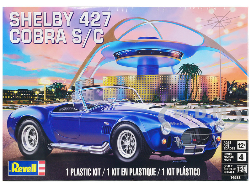 Level 4 Model Kit Shelby Cobra 427 S C 1/24 Scale Model Revell 14533