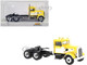 1955 Peterbilt 281 Truck Tractor Yellow and White 1/87 HO Scale Model Car Brekina BRE85753